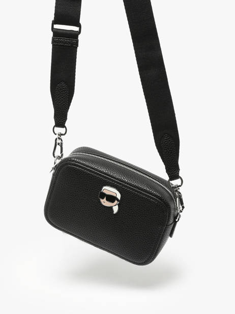 Sac BandouliÃ¨re K Ikon Karl lagerfeld Noir k ikon A1W30494 vue secondaire 2