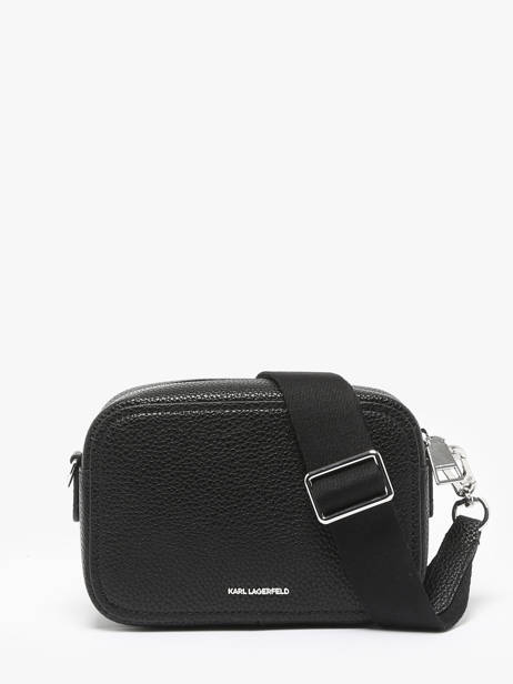 Sac BandouliÃ¨re K Ikon Karl lagerfeld Noir k ikon A1W30494 vue secondaire 4