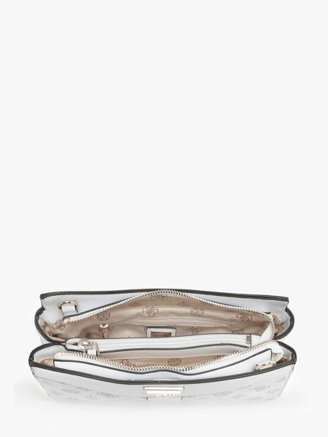 Sac BandouliÃ¨re Izzy Polyurethane Guess Blanc izzy PG952112 vue secondaire 3