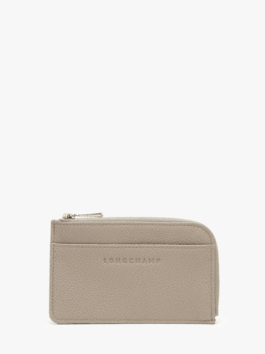 Longchamp Le foulonné Porte billets/cartes Gris