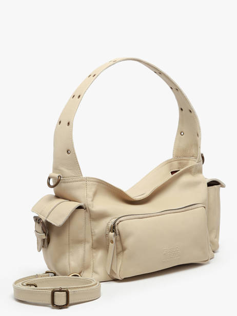 Sac Porté épaule Cargo Cuir Basilic pepper Beige cargo BCAR05 vue secondaire 2