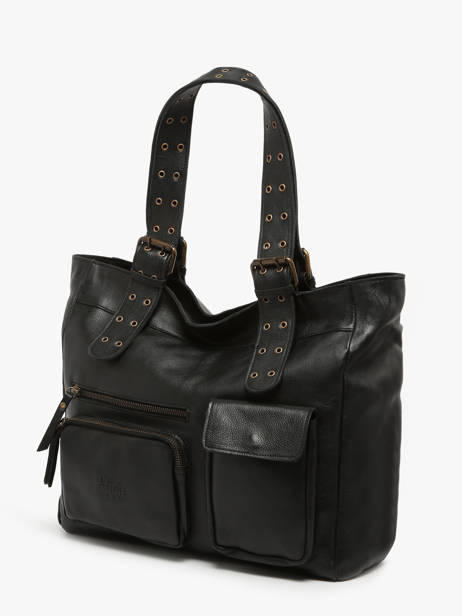 Sac Ã  Main Cargo Cuir Basilic pepper Noir cargo BCAR07 vue secondaire 2