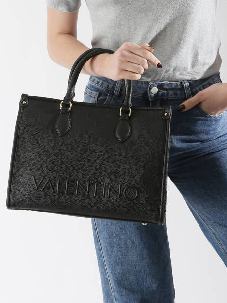Sac PortÃ© Main Rised Re Valentino Noir rised re VBS8P904 vue secondaire 1