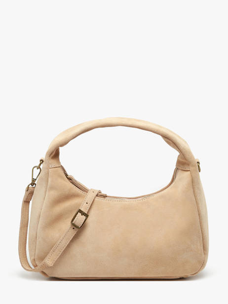 Sac à Main Velvet Cuir Milano Beige velvet VE24114