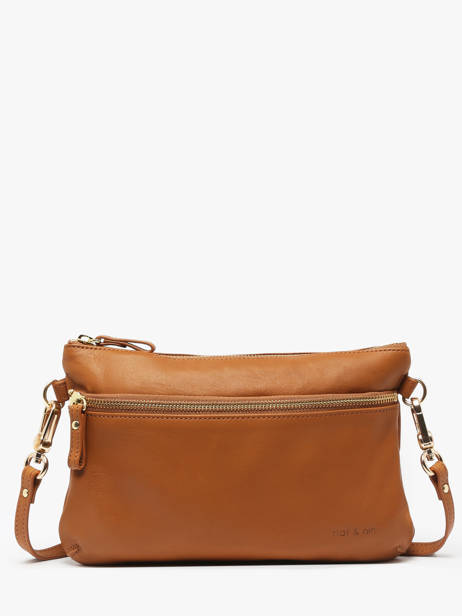 Sac BandouliÃ¨re Vicky Cuir Nat et nin Marron vintage VICKY