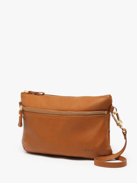 Sac BandouliÃ¨re Vicky Cuir Nat et nin Marron vintage VICKY vue secondaire 2