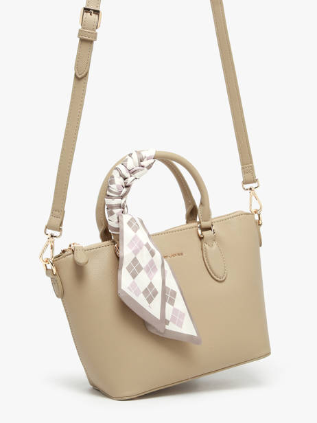 Sac Porté Main Saffiano David jones Marron saffiano CM7347 vue secondaire 2