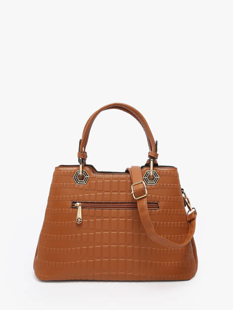 Sac BandouliÃ¨re Gold Miniprix Marron gold M9354 vue secondaire 3