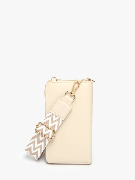 Ã‰tui TÃ©lÃ©phone Et BandouliÃ¨re Miniprix Beige gold SF69019 vue secondaire 4