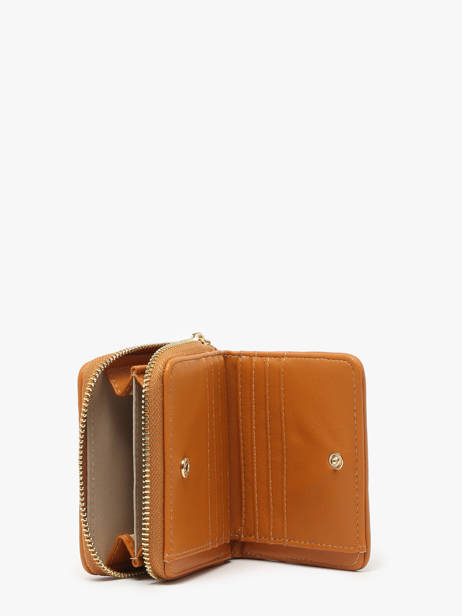 Portefeuille Compact Isabelle Laurent david Marron ld wallets 7 vue secondaire 1