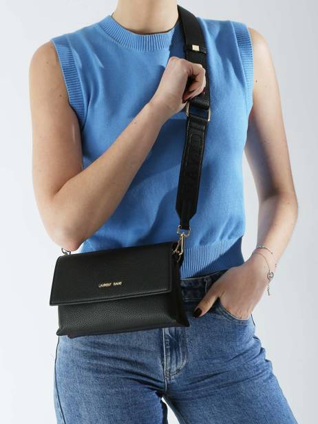 Sac Bandoulière Estee Laurent david Noir ld bags 746 vue secondaire 1