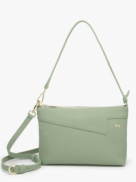 Sac Bandoulière Palma Cuir Nathan baume Vert nathan 27