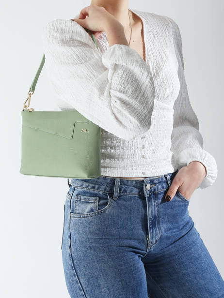 Sac Bandoulière Palma Cuir Nathan baume Vert nathan 27 vue secondaire 1