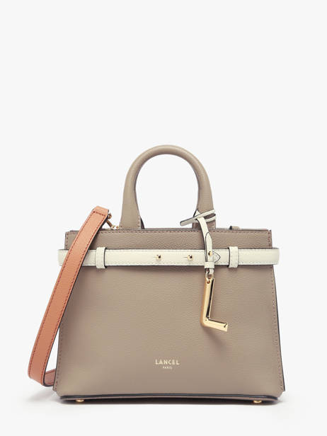 Sac PortÃ© Main Faubourg Cuir Lancel Blanc faubourg A13547