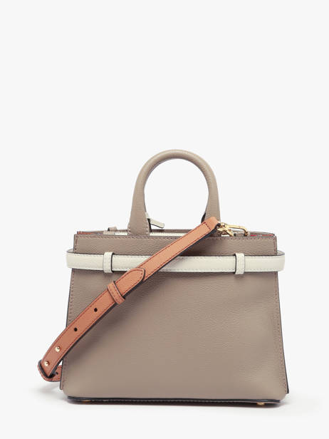 Sac PortÃ© Main Faubourg Cuir Lancel Blanc faubourg A13547 vue secondaire 4