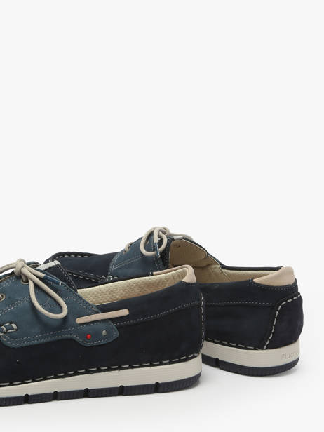 Chaussures De Ville Cross En Cuir Fluchos Bleu men F1449 vue secondaire 3