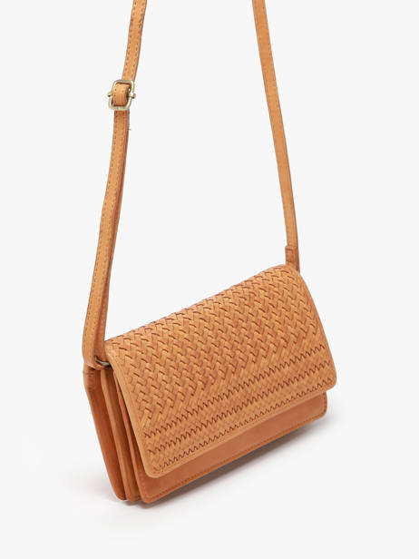 Sac Bandoulière Heritage Cuir Biba Marron heritage ROU1L vue secondaire 2