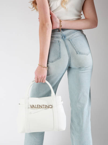 Sac PortÃ© Main Selma Re Valentino Blanc selma re VBS8Y504 vue secondaire 1