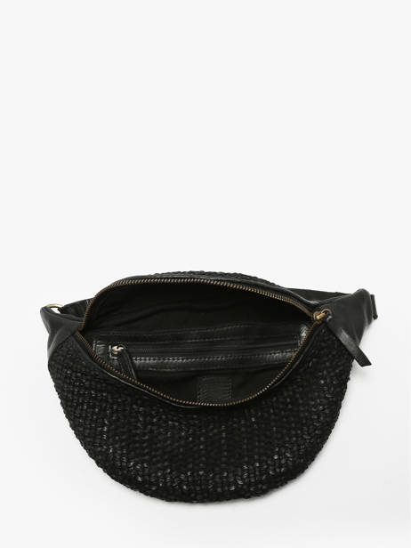 Sac Banane Biba Noir leather BRI5L vue secondaire 3