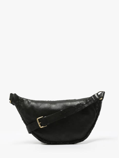 Sac Banane Biba Noir leather BRI5L vue secondaire 4