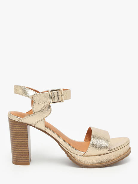 Sandales Ã  Talon Jain En Cuir Mam'zelle Or women CSG1H03