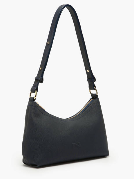 Sac Porté épaule Victoria Cuir Nathan baume Bleu victoria 91 vue secondaire 2