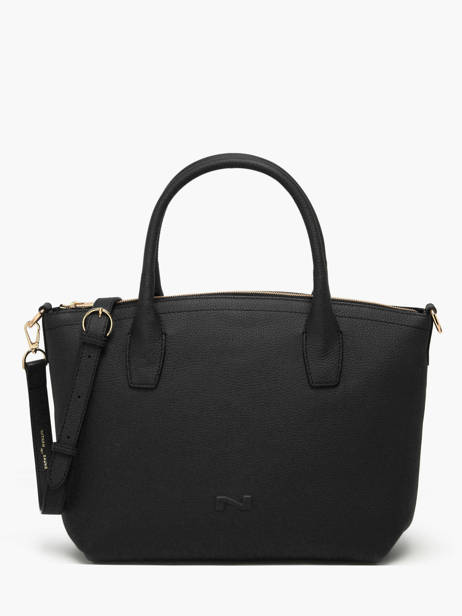 Sac à Main Tiny Cuir Nathan baume Noir victoria 88