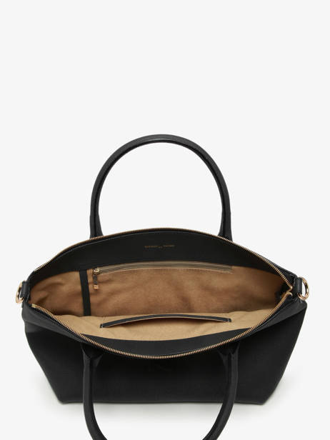 Sac à Main Tiny Cuir Nathan baume Noir victoria 88 vue secondaire 3