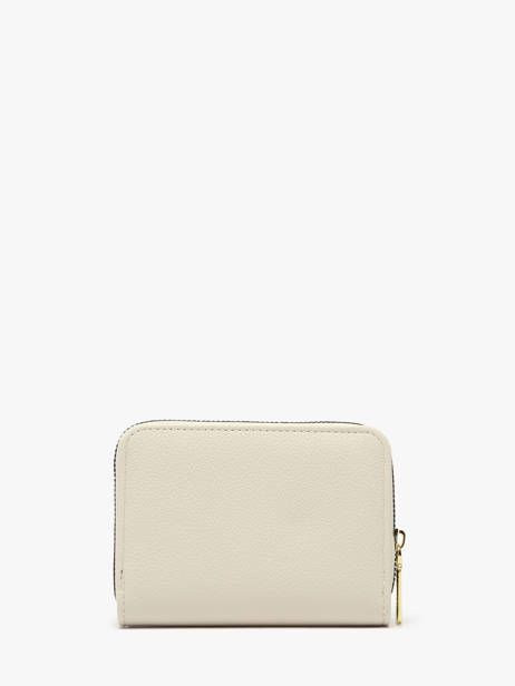 Porte-monnaie Button Miniprix Beige safiano 78SM2666 vue secondaire 2
