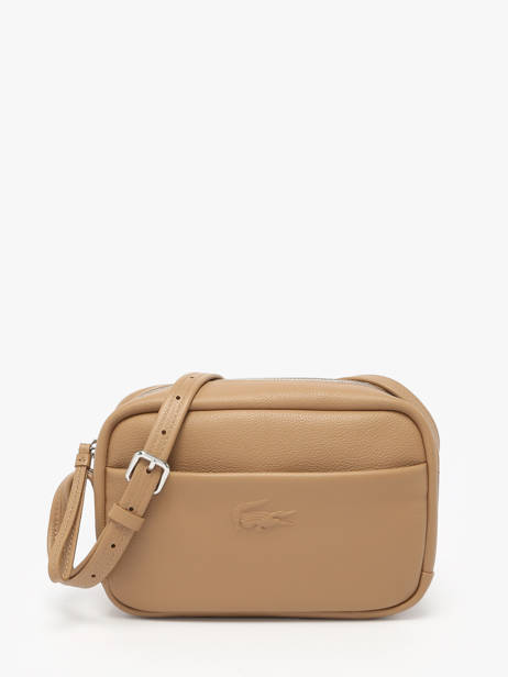 Sac BandouliÃ¨re City Court Cuir Lacoste Beige city court NF4506IE