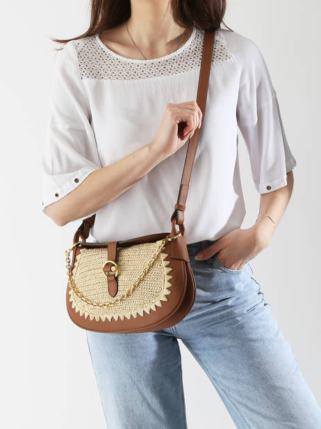 Sac BandouliÃ¨re Pia Le tanneur Beige pia TPIA1201 vue secondaire 1