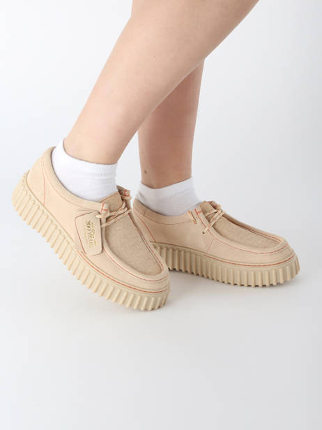 Chaussures Derbies Torhill Bee Clarks Beige women 26181191 vue secondaire 1