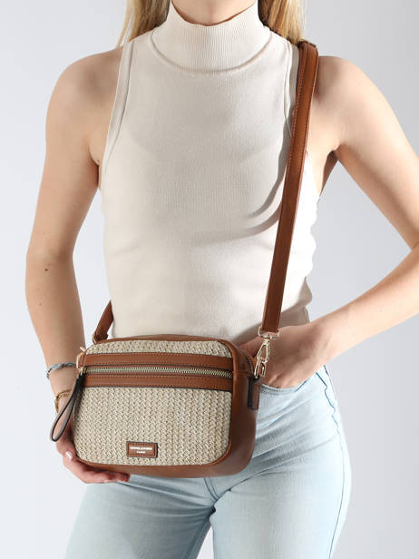 Sac Bandoulière St Tropez David jones Marron st tropez CM7538 vue secondaire 1