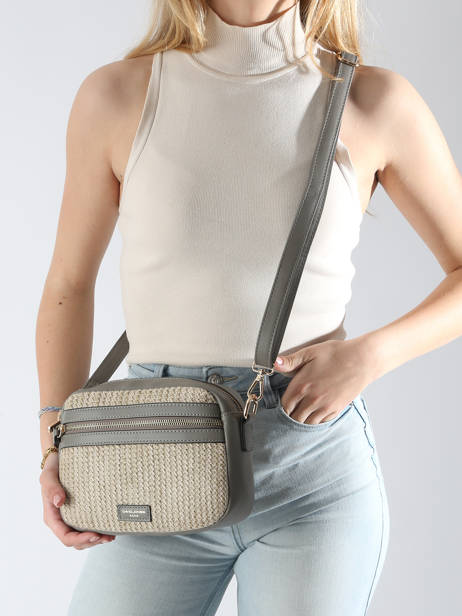 Sac Bandoulière St Tropez David jones Gris st tropez CM7538 vue secondaire 1