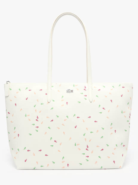 Sac PortÃ© Ã©paule L12.12 Season Lacoste Blanc l12.12 season NF4937SJ
