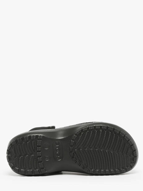Mules Classic Platform Clog Crocs Noir women 206750 vue secondaire 4