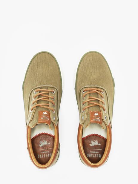 Sneakers Mustang Vert men 4072315 vue secondaire 4