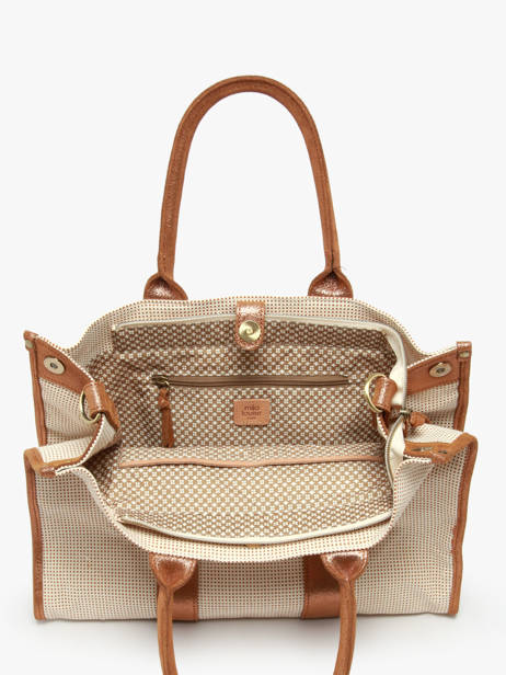 Sac PortÃ© Ã©paule Fb Mila louise Marron fb 23691FB vue secondaire 3