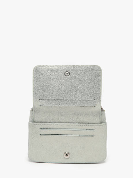 Porte-monnaie Cuir Mila louise Bleu vintage 3853X vue secondaire 2