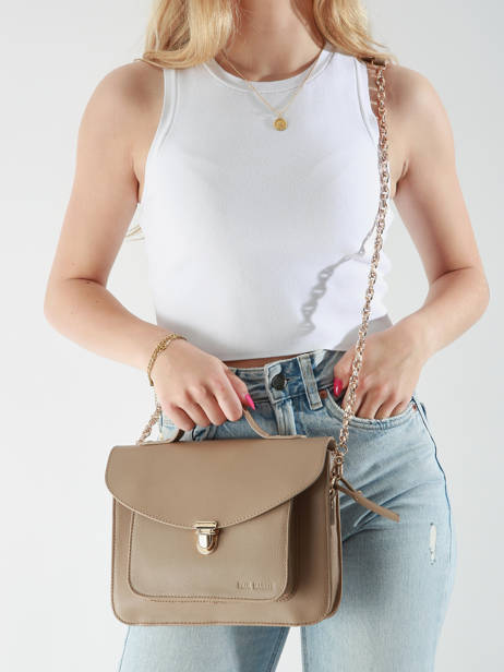 Sac BandouliÃ¨re La Suite Cuir Paul marius Beige la suite GEOR2SUI vue secondaire 1