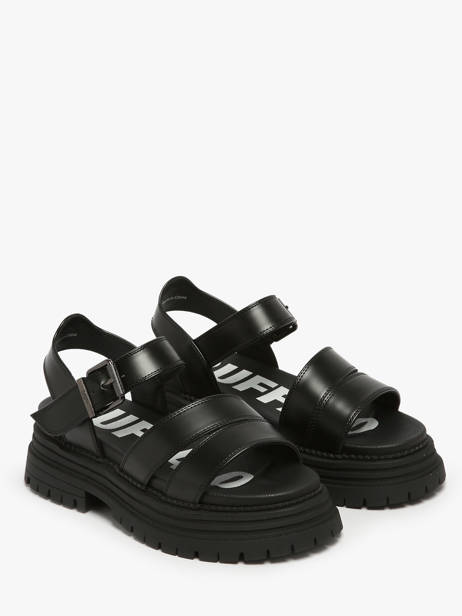 Sandales Plateforme Lenox Buffalo Noir women 1602274 vue secondaire 1