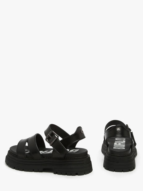 Sandales Plateforme Lenox Buffalo Noir women 1602274 vue secondaire 2