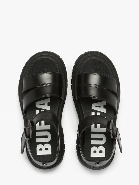 Sandales Plateforme Lenox Buffalo Noir women 1602274 vue secondaire 3