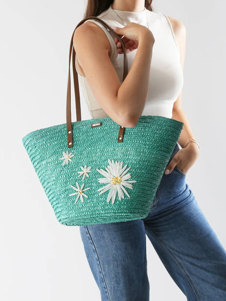 Sac PortÃ© Ã©paule Koa Les tropeziennes Vert koa TZ01 vue secondaire 1