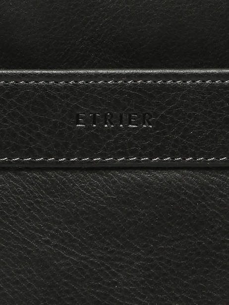 Sac BandouliÃ¨re Spider Cuir Etrier Noir spider ESPI704S vue secondaire 5