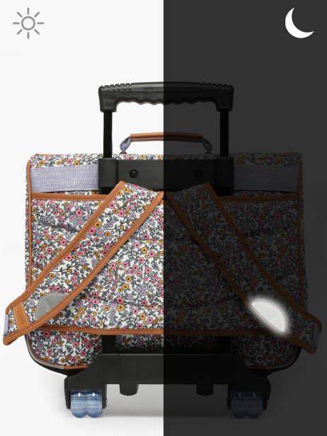 Cartable Ã  Roulettes 2 Compartiments Tann's Multicolore les fantaisies f 43263 vue secondaire 6