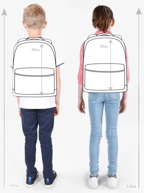 Sac à Dos 1 Compartiment Rip curl Multicolore mixed 46WBA vue secondaire 1