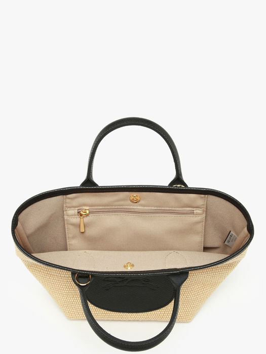 Longchamp Le panier pliage Sacs porté travers Noir