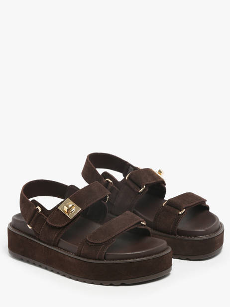 Sandales Bigmona En Cuir Steve madden Marron women 11003034 vue secondaire 1