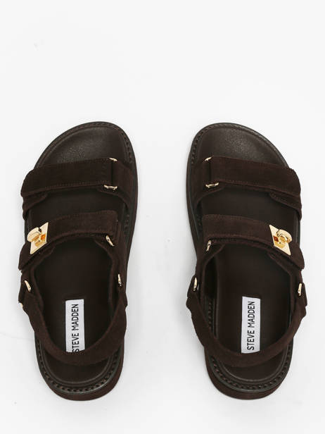 Sandales Bigmona En Cuir Steve madden Marron women 11003034 vue secondaire 3